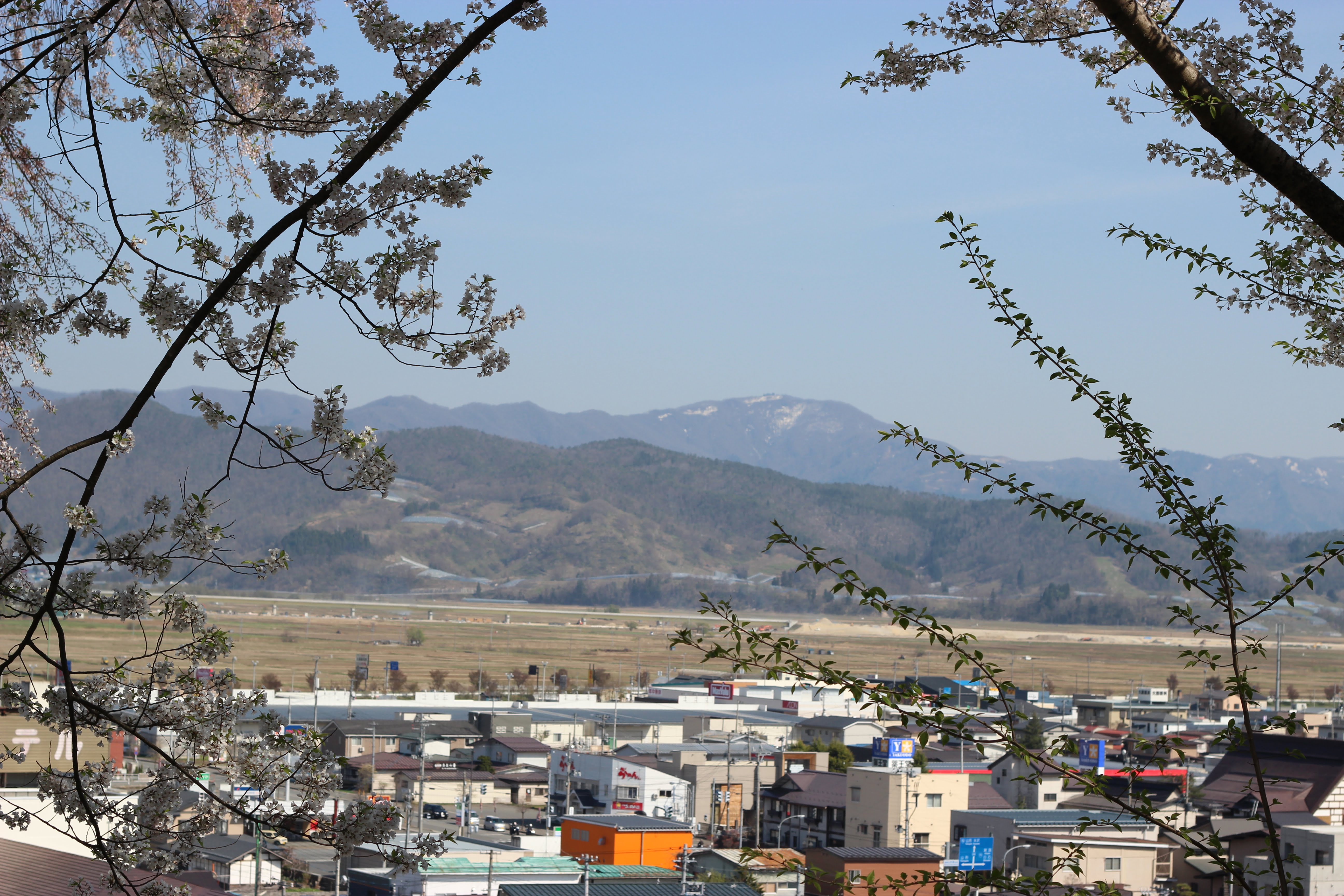 烏帽子山公園八幡宮からの景色