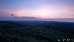 阿蘇 大観峰の日の出