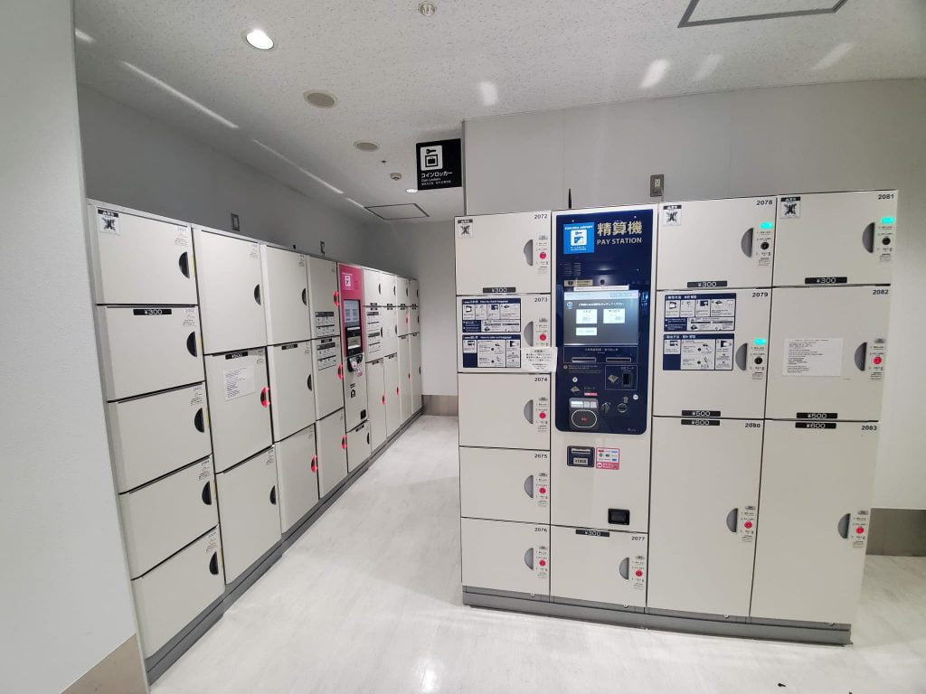 福岡空港のコインロッカー