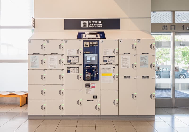 福岡空港のコインロッカー
